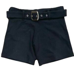 Shape Up Black Belted Athletic Shorts Sz S